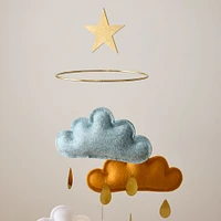 Cloud Mobile - Sage, Orange, White