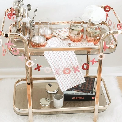 Serena Bar Cart - Gold