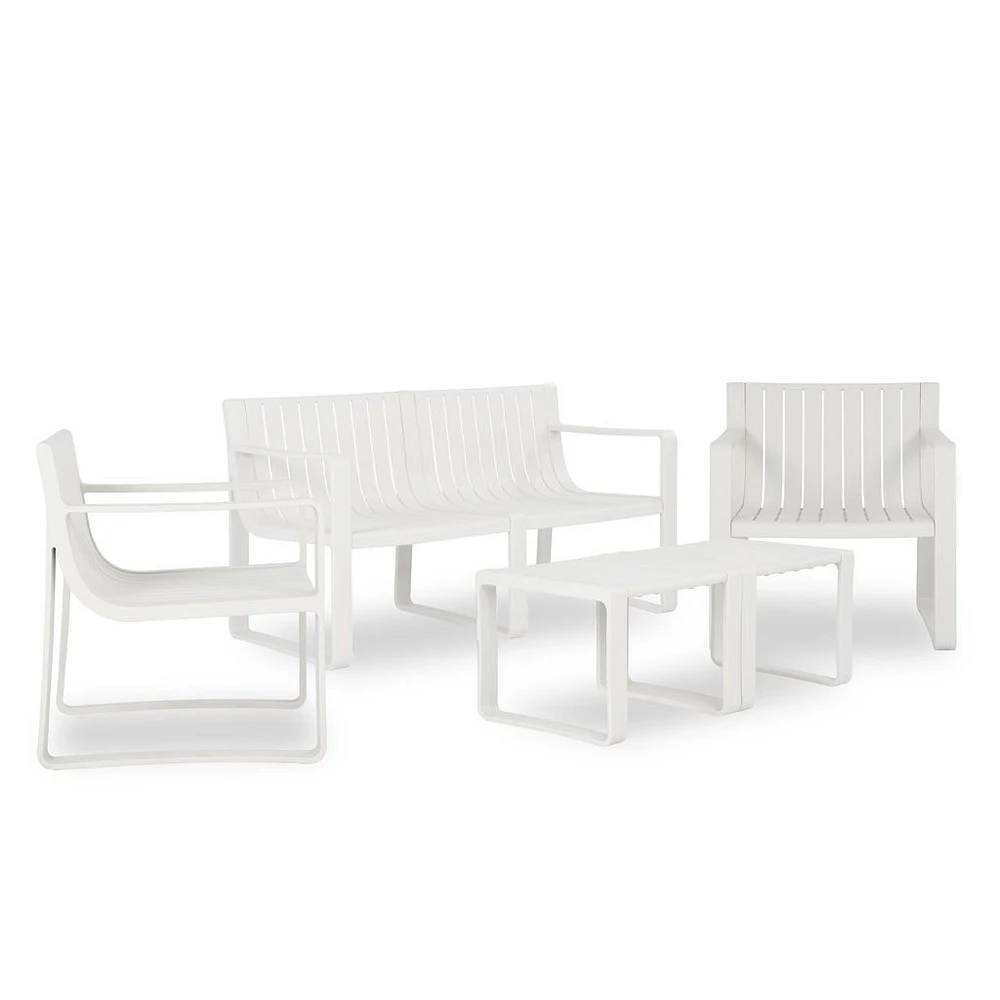 Patioflare 4-Piece Pioneer Conversation Set - Beige