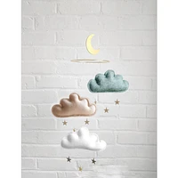 Cloud & Star Mobile - White