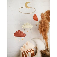 Cloud & Star Mobile - Rust, Ivory, Terracotta, Peach