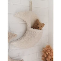 Moon Wall Pocket - White