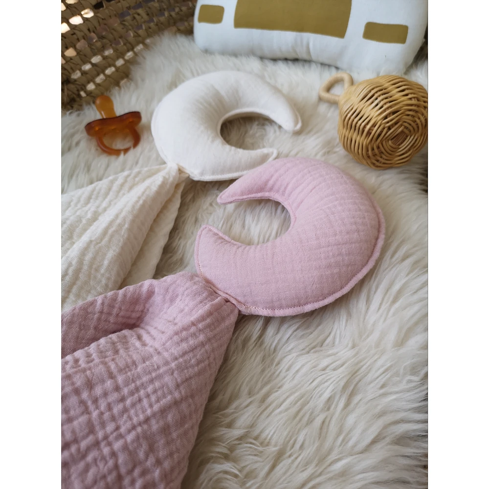 Doudou, lune, ensemble de 2