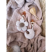 Daisy and Moon Pacifier Clips