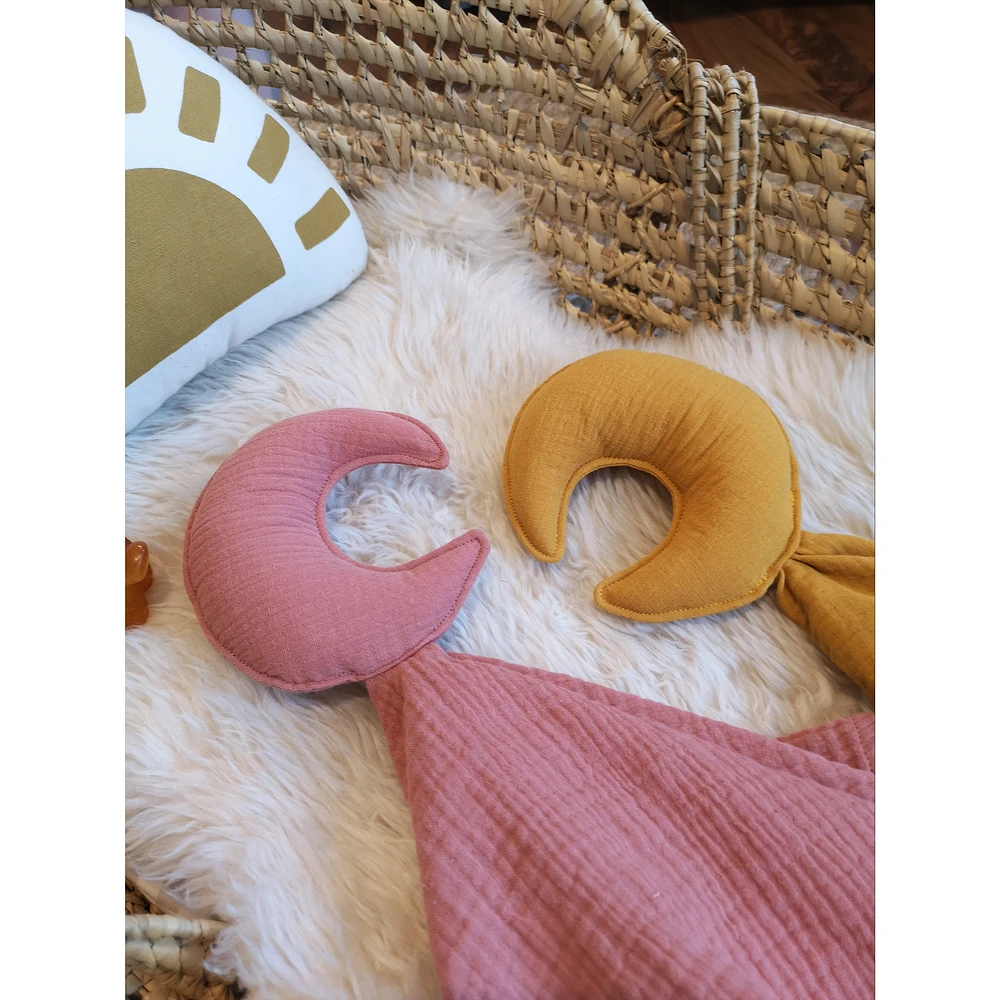 Baby Moon Security Blanket, Set of 2