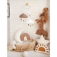 Mobile, nuage - Blanc et Taupe