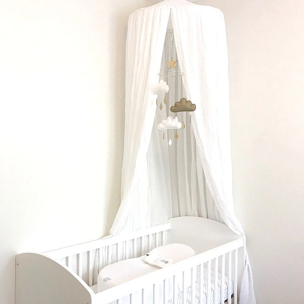 Mobile, nuage - Blanc et Taupe