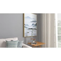 Giclée sur toile peinte à la main « Misty Lagoon »