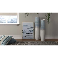 Giclée sur toile peinte à la main « Misty Lagoon »