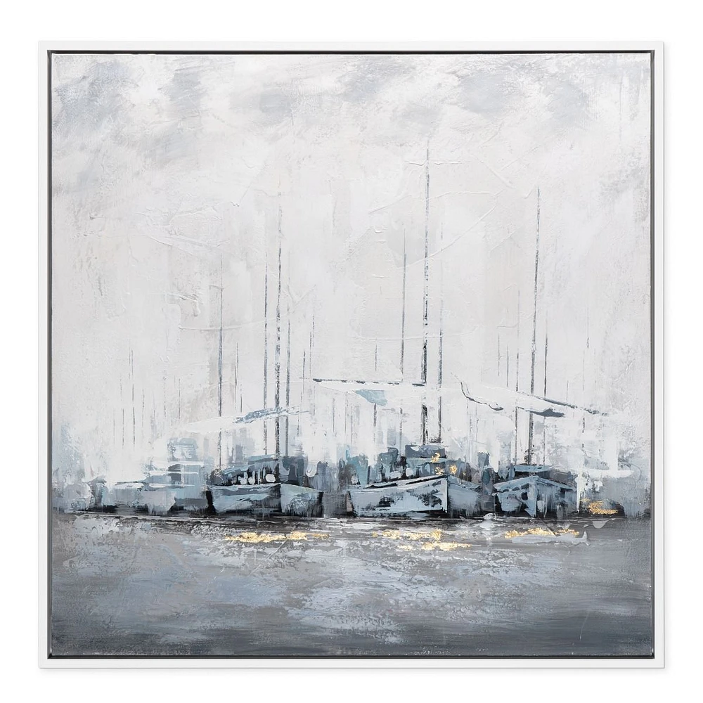 Toile encadrée à la main « Clipper Coterie »