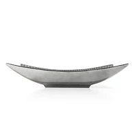 Amalyn Silver Decorative Ceramic Tray