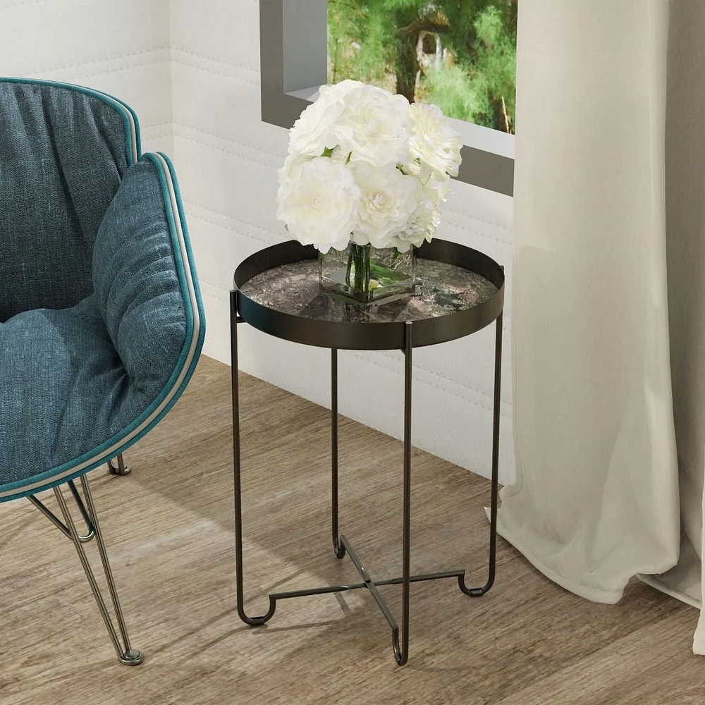 Brinley Metal Side Table