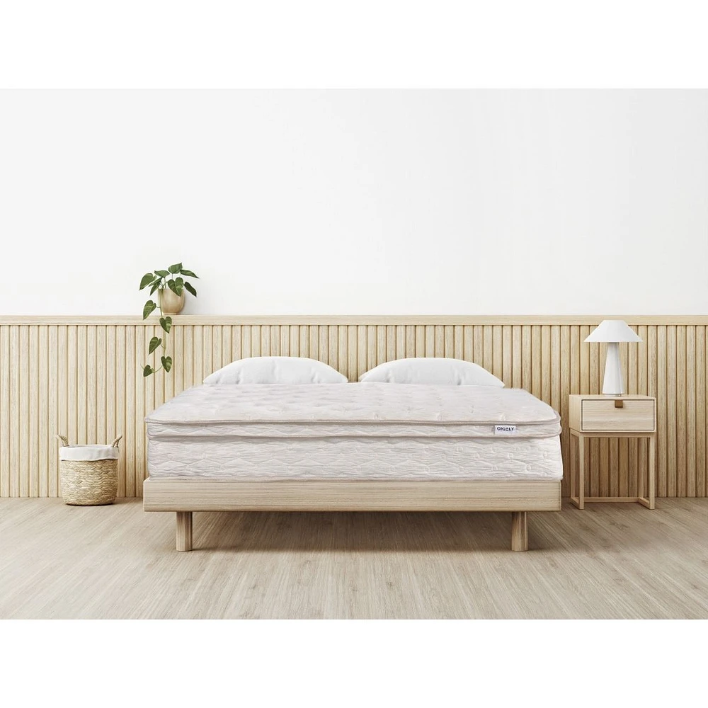 Matelas à plateau euro de 10,5 po avec ressorts ensachés