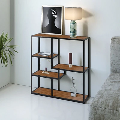 Adeline Shelf - Black / Brown