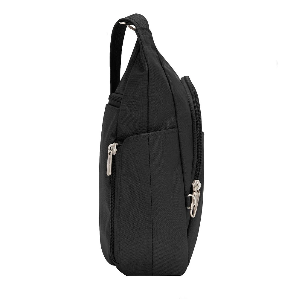 Anti-Theft Classic Crossbody Bucket Bag - Black