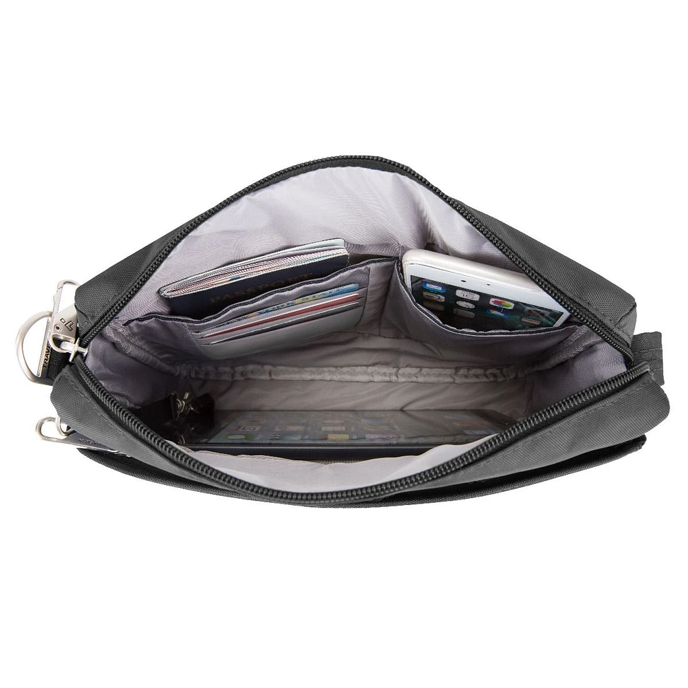 Anti-Theft Classic Small East/West Crossbody - Black