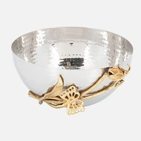 Elegance Gold Butterflies Bowl (6")