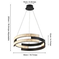 Luminaire suspendu « Lux » par Luce Lumen