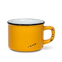 Enamel Look Cappuccino Cup