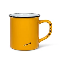 Ochre Enamel Look Mug