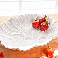 Oval Flower Platter - 8.5” x 11.5" 