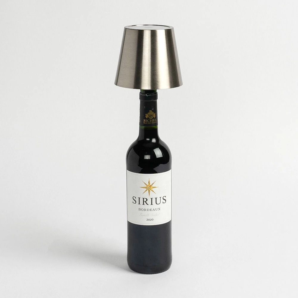 Classic Shade LED Bottle Stopper - Silver