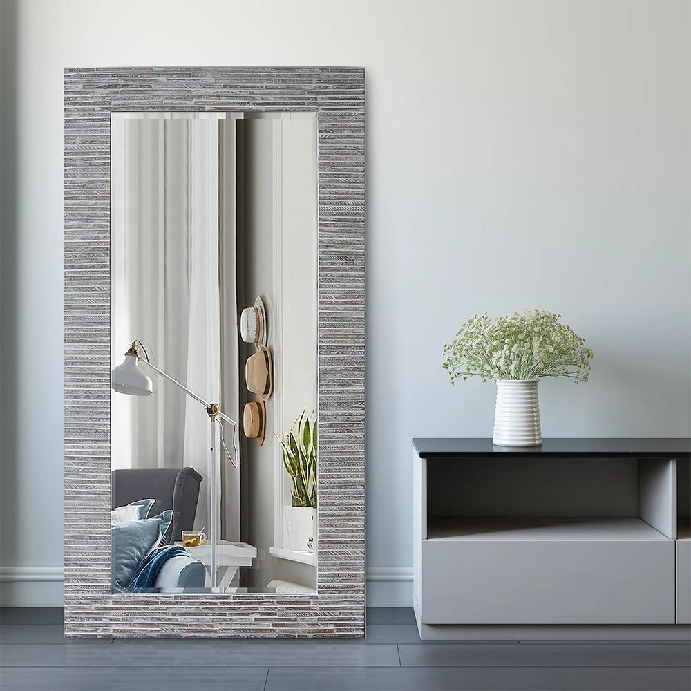 Aberford Decorative Wooden Mirror