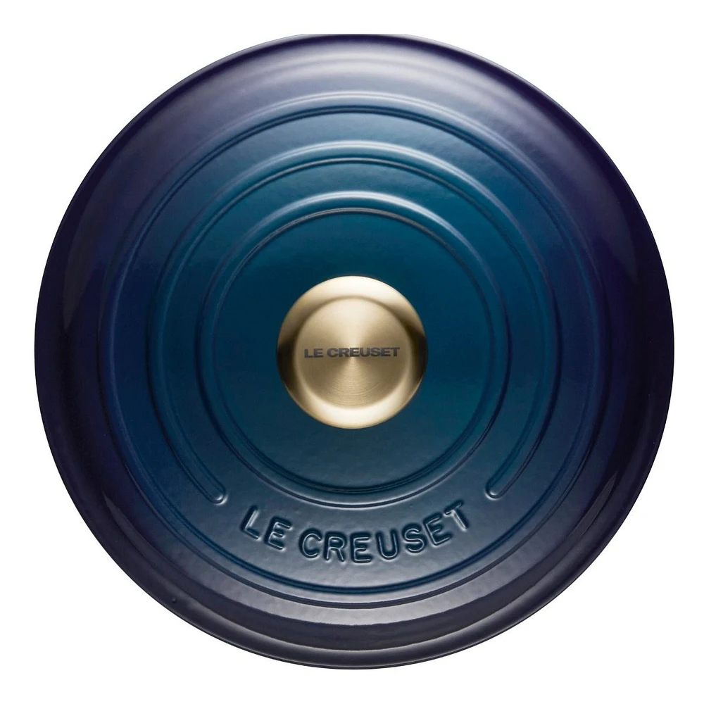 Cocotte ronde signature 5,3 L par Le Creuset - Agave