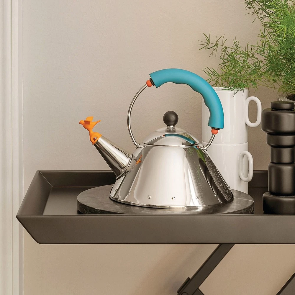 Kettle with Bird Shaped Whistle by Alessi