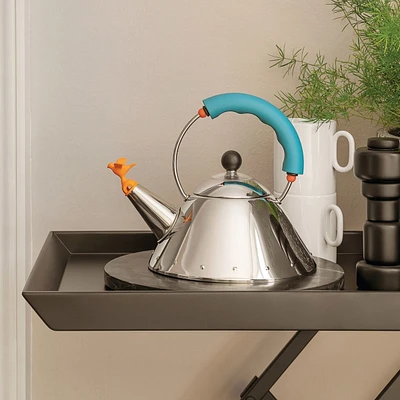 Kettle with Bird Shaped Whistle by Alessi