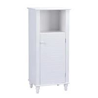 Alexa Floor Cabinet - White