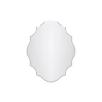 Amelie Framless Oval Mirror