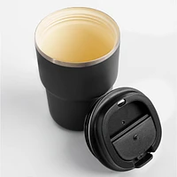 Black Travel Tumbler Coffee Express by asobu - 12 oz