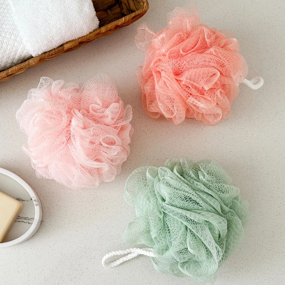 Bathtopia Bath & Shower Sponges, Set of 3