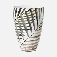 Tropical Patterned Container - 8.75''