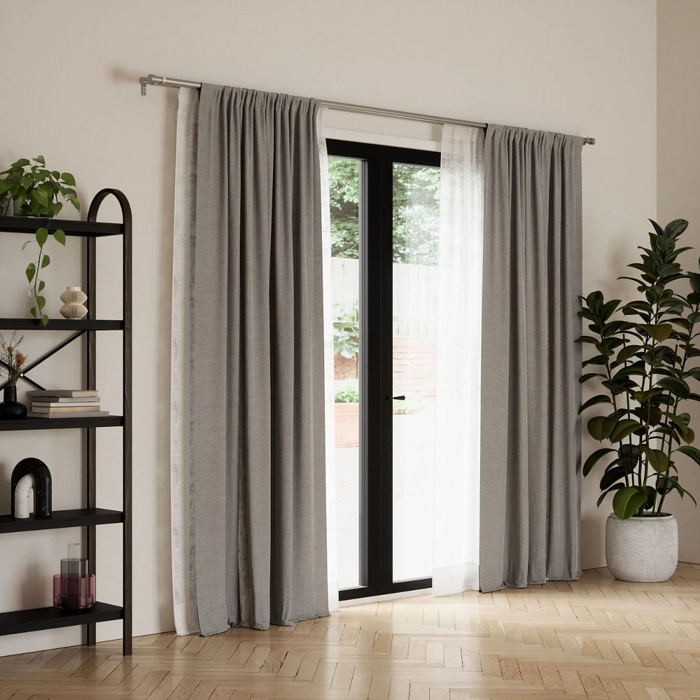 Ensemble de tringle à rideaux doubles « Cappa »