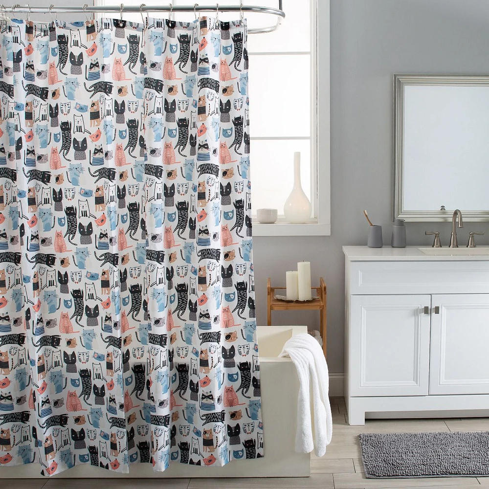 Cats Fab Shower Curtain