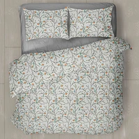 Ensemble housse de couette en flanelle « Chickadees »