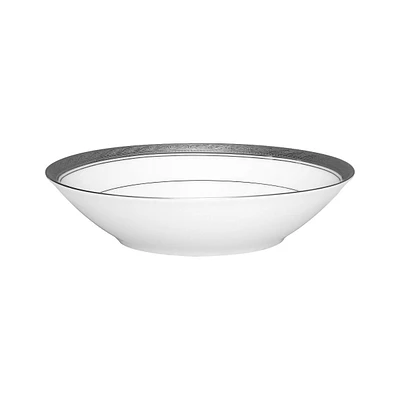 Crestwood Platinum Soup Plate by Noritake