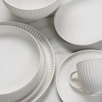 Orbit 12-piece Dinnerware Set by LC Maison