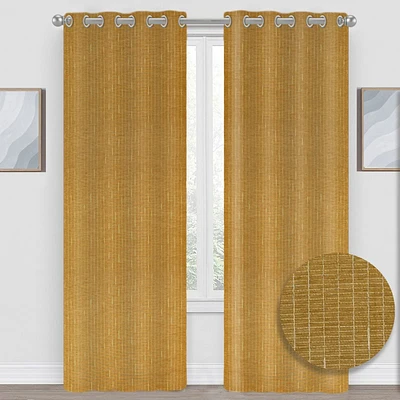 Dale Jacquard Grommet Curtain