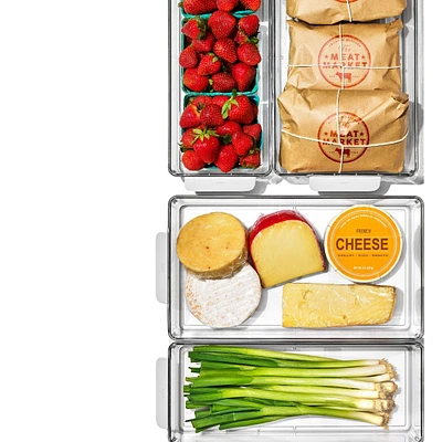 OXO Set of 4 Fridge Storage Organizers 