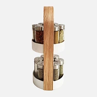 Echowood 14-Piece Revolving Spice Rack