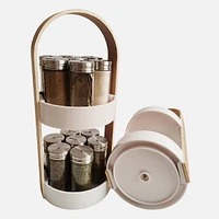 Echowood 14-Piece Revolving Spice Rack