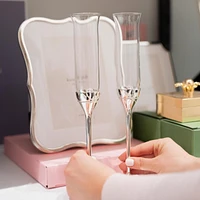 Love Knots Champagne Flutes by Vera Wang