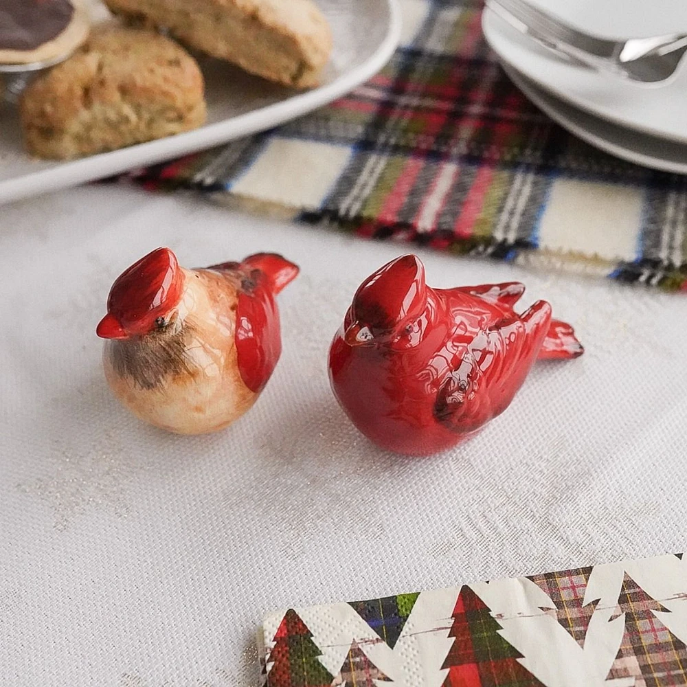 Cardinal Salt & Pepper Shaker Set