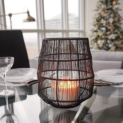 Batu Black Wire Basket by Torre & Tagus