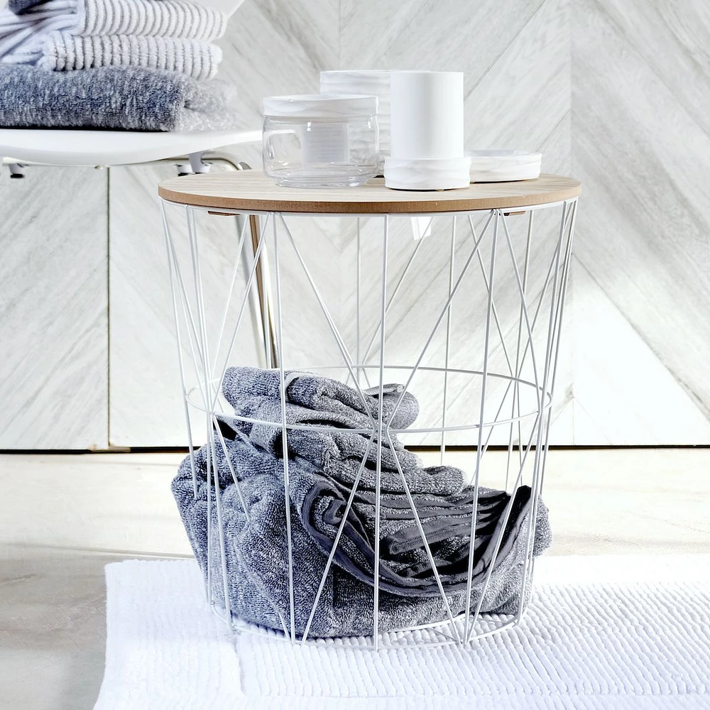 Table d'appoint avec rangement « Yara »  