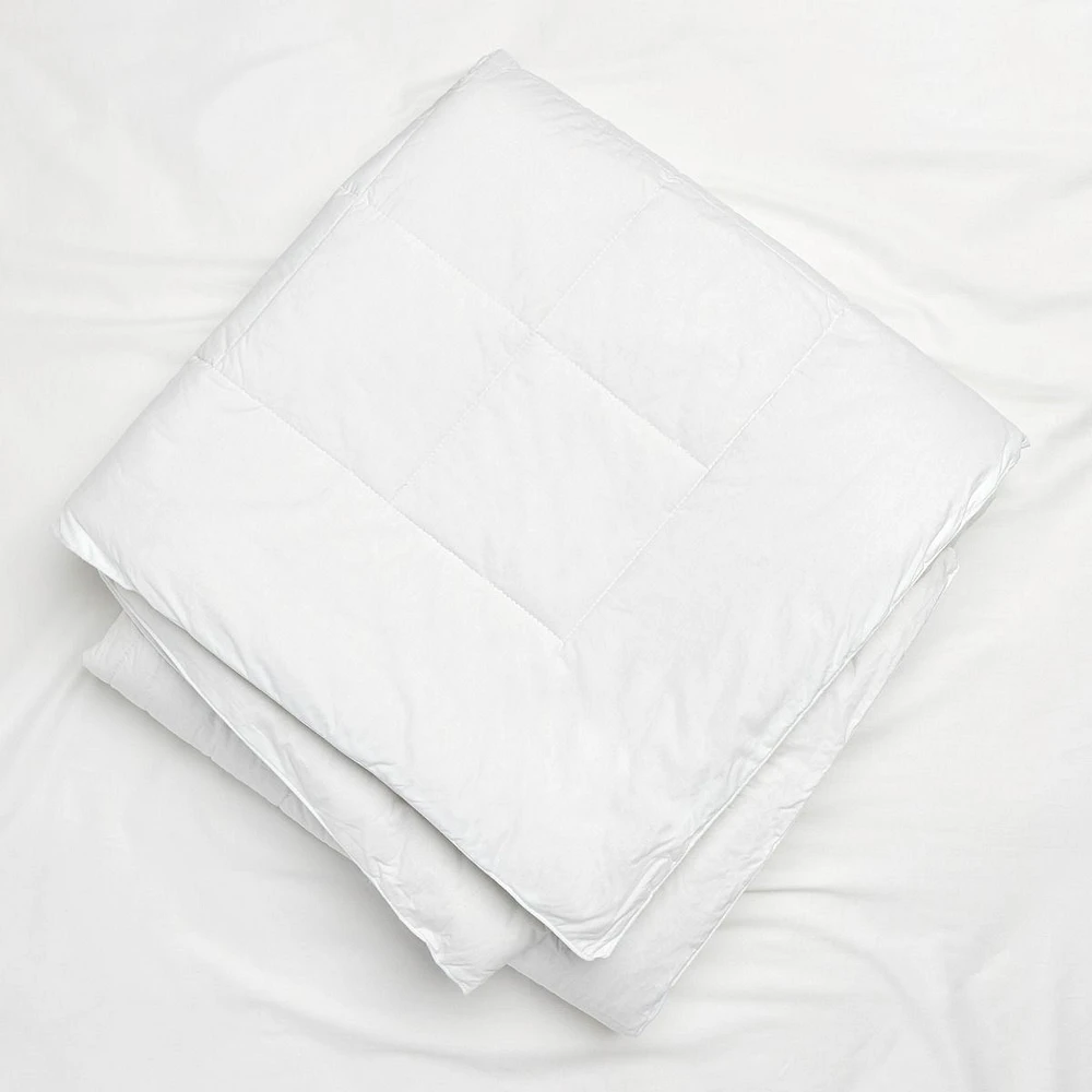 Couette blanche en soie mélangée Empire Silk