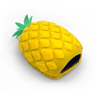 Brosse et éponge en forme d'ananas par Gourmet OMG!